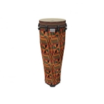 Remo AK-4014-AH Standing Ngoma, Key-Tuned, 14" Diameter, 40" Height, Fabric Kintekloth