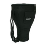 Remo DJ-0012-BG Bag, Djembe, Deluxe, 14.5" x 24", Padded With Shoulder Strap, Handle, Pocket, Fits 12" Drum, Black