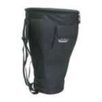 Remo DJ-0014-BG Bag, Djembe, Deluxe, 16.5" x 27", Padded With Shoulder Strap, Handle, Pocket, Fits 14" Drum, Black