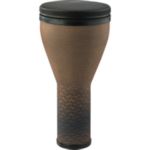 Remo DJ-2510-64 Festival Djembe, Pre-Tuned, 10" Diameter, 20.5" Height, BLACK SUEDE™ FLIPTOP® Replaceable, Cafe