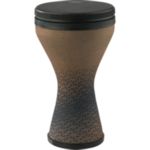 Remo DK-2510-64 Festival Doumbek, Pre-Tuned, 10" Diameter, 17.5" Height, BLACK SUEDE™ FLIPTOP® Replaceable, Cafe