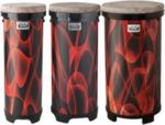 Remo DP-VSTU-CC VERSA® TUBANO®, Tall, 3 Nested Set, 9" x 24.50", 11" x 24.50", 13" x 24.50", SKYNDEEP® FIBERSKYN®, Orange