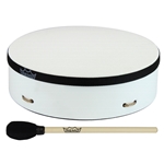 Remo  E1-0312-00-AD ArtDRUM Buffalo Drum - White, 12"