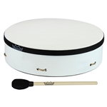 Remo  E1-0314-00-AD ArtDRUM Buffalo Drum - White, 14"