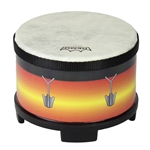 Remo FG-MEDM-SB Drum, Fingerdrum, 5" Diameter, 3" Height, 'Sunburst' Graphics