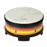 Remo FG-SHRT-SB Drum, Fingerdrum, 5" Diameter, 2" Height, 'Sunburst' Graphics