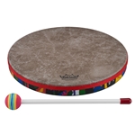 Remo KD-0112-01 **Remo Asia**, Drum, KIDS PERCUSSION®, Frame Drum, 12" Diameter, 1.25" Depth, Rain Forest Finish