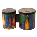 Remo KD-5400-01 **Remo Asia**, Drum, KIDS PERCUSSION®, Bongos, 5"/6" Diameters, Rain Forest Finish