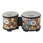 Remo RH-5600-00 **Remo Asia**, RHYTHM CLUB®, Bongos, 5"/6" Diameters, Rhythm Kids Graphics