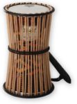 Remo TD-0816-18 Talking Drum, 8" x 16" Height, SUEDE® Drumhead, Rope, Fabric Kintekloth Finish