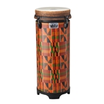 Remo TU-1110-PM TUBANO®, Drumkey Tuned, 10" Diameter, 26" Height, Fabric Kintekloth