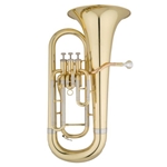 Eastman EEP321 Euphonium • Key of Bb, .571” bore, rose brass leadpipe• 11" yellow brass, upright bell• 3 top-action pistons• Clear lacquer finish• Mouthpiece and ABS molded case