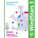 Nuvo NUVO NWS3SBHT WindStars 3 - jHorn Treble Clef Student Book