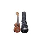 Amahi UK120S Soprano Ukulele, Mahogany, satin finish, AQUILA NYLGUT Strings