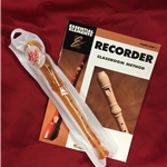 Trophy TD180GD-BOOK Candy Apple Recorder Bundle Pack (w/ Gold Recorder & Book)