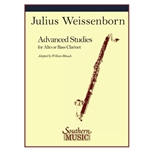 Advanced Studies for Alto or Bass Clarinet by Julius Weissenborn