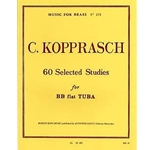 60 Selected Studies for BBFlat Tuba by Kopprasch