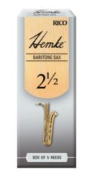 Hemke RHKP5BSX250 Baritone Saxophone Reeds, Strength 2.5, 5 Pack