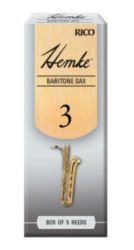 Hemke RHKP5BSX300 Baritone Saxophone Reeds, Strength 3.0, 5 Pack
