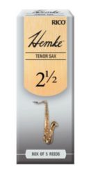 Hemke RHKP5TSX250 Tenor Saxophone Reeds, Strength 2.5, 5 Pack