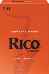 Rico by D'Addario RKA1020 Tenor Sax Reeds, Strength 2, 10-pack