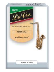 La Voz RKC10MH Tenor Sax Reeds, Strength Medium-Hard, 10-pack