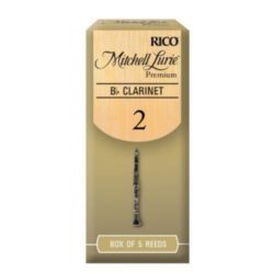 Mitchell Lurie RMLP5BCL200 Premium Bb Clarinet Reeds, Strength 2.0, 5 Pack