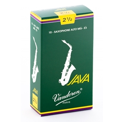 Vandoren SR2625 Alto Sax Java Reeds Strength #2.5; Box of 10