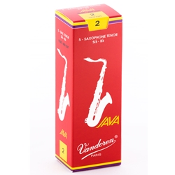 Vandoren SR272R Tenor Sax Java Red Reeds Strength #2; Box of 5