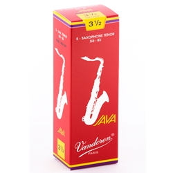 Vandoren SR2735R Tenor Sax Java Red Reeds Strength #3.5; Box of 5