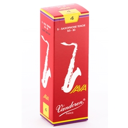 Vandoren SR274R Tenor Sax Java Red Reeds Strength #4; Box of 5