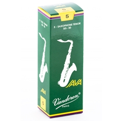 Vandoren SR275 Tenor Sax Java Reeds Strength #5; Box of 5