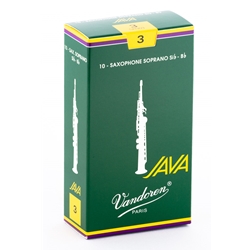 Vandoren SR303 Soprano Sax Java Reeds Strength #3; Box of 10