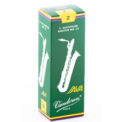 Vandoren SR342 Bari Sax Java Reeds Strength #2; Box of 5