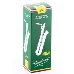 Vandoren SR3435 Bari Sax Java Reeds Strength #3.5; Box of 5