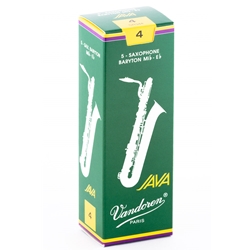 Vandoren SR344 Bari Sax Java Reeds Strength #4; Box of 5