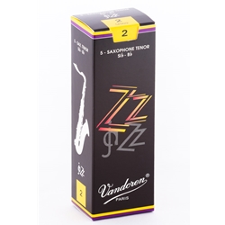 Vandoren SR422 Tenor Sax ZZ Reeds Strength #2; Box of 5