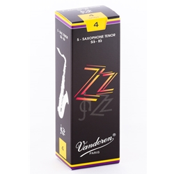 Vandoren SR424 Tenor Sax ZZ Reeds Strength #4; Box of 5