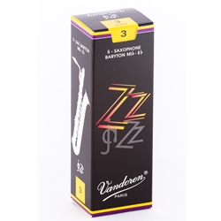 Vandoren SR443 Bari Sax ZZ Reeds Strength #3; Box of 5