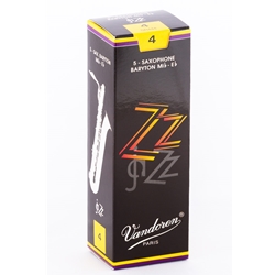 Vandoren SR444 Bari Sax ZZ Reeds Strength #4; Box of 5