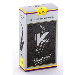 Vandoren SR6125 Alto Sax V.12 Reeds Strength #2.5; Box of 10