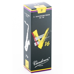 Vandoren SR722 Tenor Sax V16 Reeds Strength #2; Box of 5