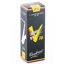 Vandoren SR7235 Tenor Sax V16 Reeds Strength #3.5; Box of 5