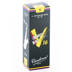 Vandoren SR725 Tenor Sax V16 Reeds Strength #5; Box of 5