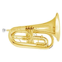 King 1127 Ultimate Marching Baritone, Large Shank, Lacquer Finish, HD Stackable Case, King KEU Mouthpiece