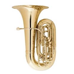 King 2341W BBb Tuba, Lacquer Finish, Molded Plastic Case, Bach 18 Mouthpiece