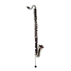 Leblanc L7168 Bb Bass Clarinet to Low Eb with Resotone Body, Nickel Finish, Wood Case, Leblanc Vito Mouthpiece