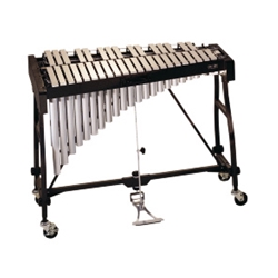 Musser M44 Combo 3 Octave Vibraphone, 442 Hertz, Silver Bars Finish, 110V Motor