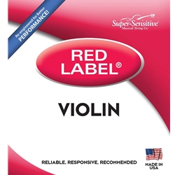 2115_SS Super-Sensitive 2115 Red Label Violin E Single String 3/4 Medium