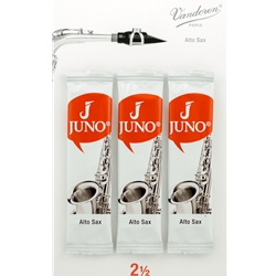 JSR6125-3
 Vandoren JSR6125-3 Alto Sax JUNO Reeds; Strength #2.5; 3 Card